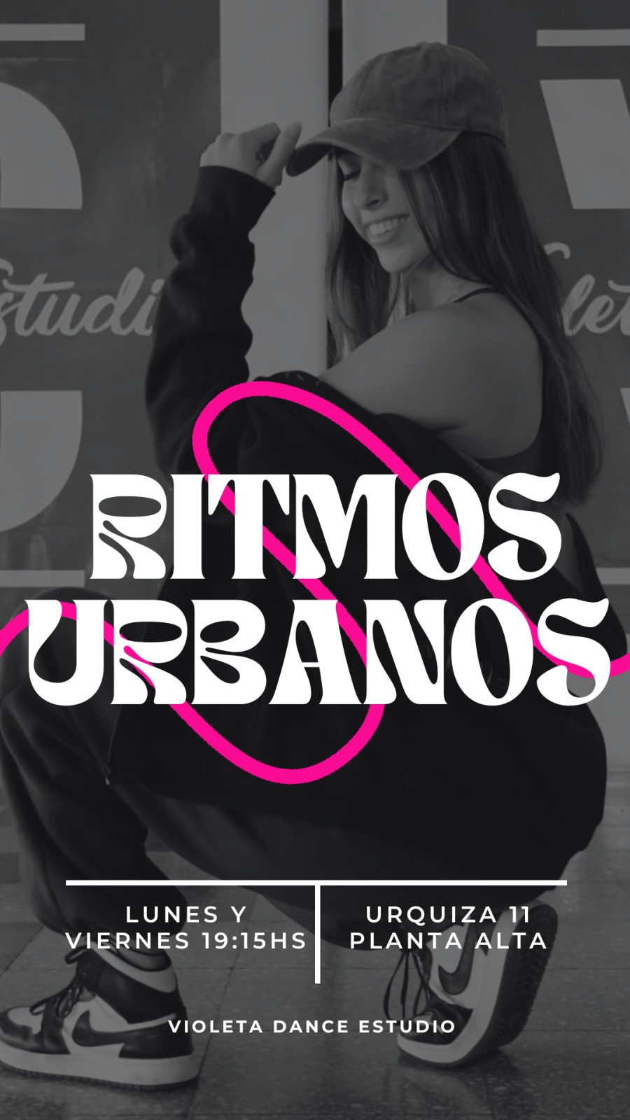 Flyer Clase Ritmos Urbanos